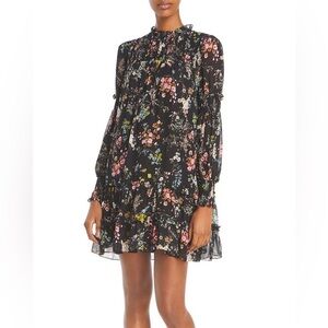 Cinq à Sept Stephanie Ruffled Floral Print Dress Size 8